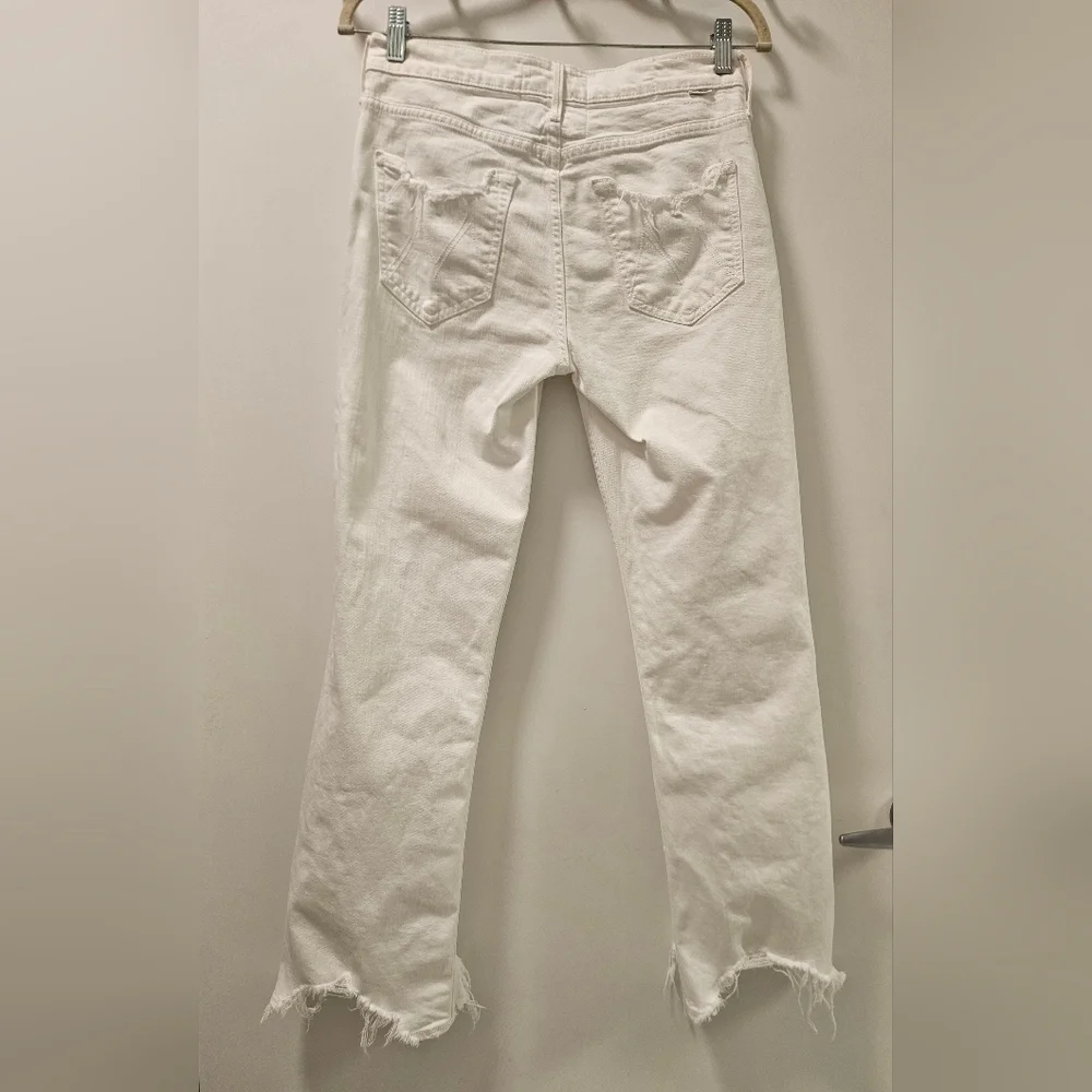 Mother Superior The Dutchie Ankle Jaw Distressed Jeans Size 26 - Picture 6 of 16